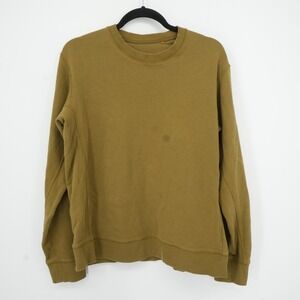 DU/ER Sweatshirt Men Large Olive Brown Pimlico Performance Crew MHJS1523 Utility